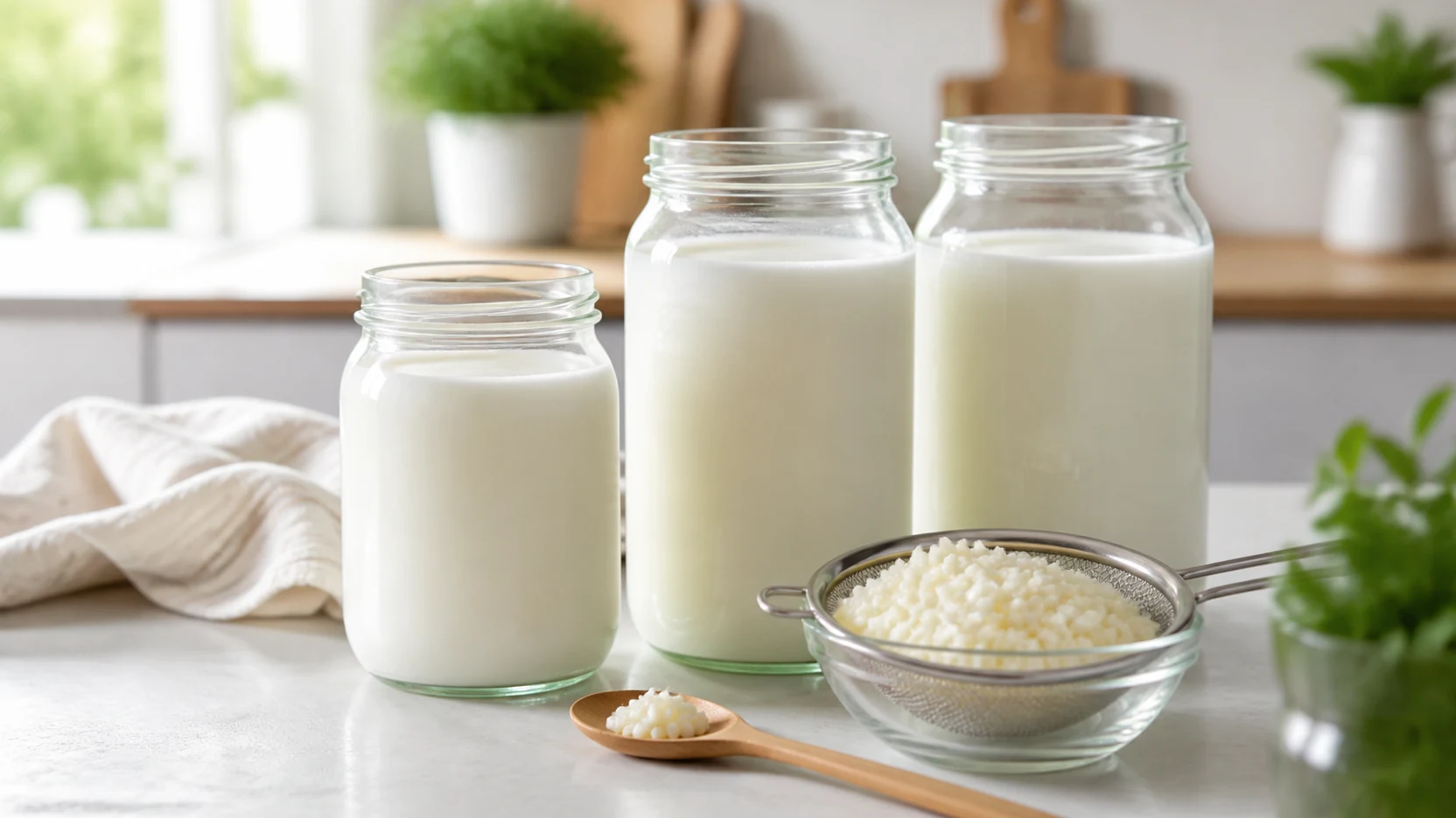 Kéfir de lait maison : Préparer, fermenter et profiter des bienfaits